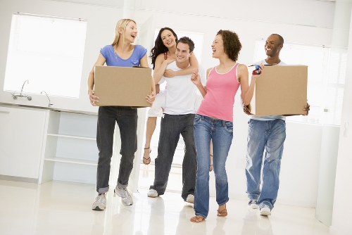 Removal team preparing a home move in Enfieldtown