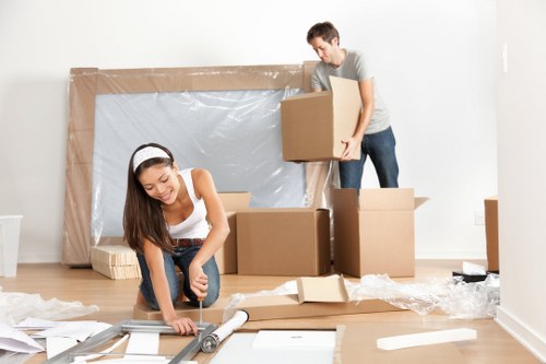 Local removals team helping with a home move in Enfieldtown