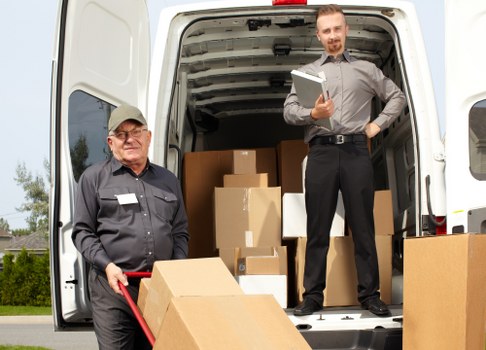 Removal team planning a local move in Enfieldtown