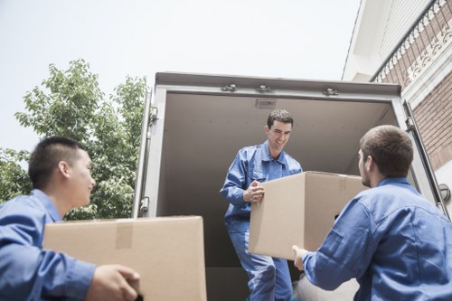 Removal team helping with house moving in Enfieldtown