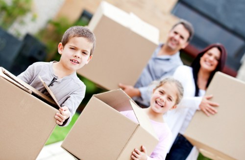 Packing and loading furniture for an Enfieldtown move