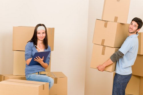 Prepared removal van for furniture transport around Enfieldtown